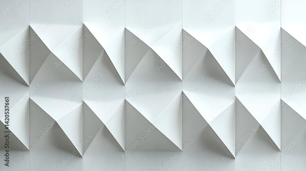 Poster abstract geometric white squares background, abstract geometric background with overlapping white sq