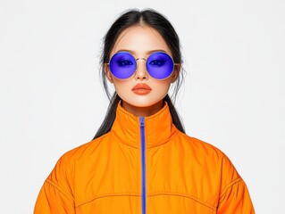 Stylish person in trendy outfit