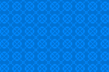 Decorative floral pattern in vibrant blue tones with subtle texture and design elements indoors