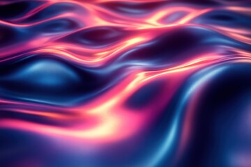 Obraz premium Abstract Fluid Art with Vibrant Colors and Dynamic Waves Ideal for Modern Design Projects