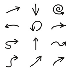 Vector Hand Drawn Arrow Collection