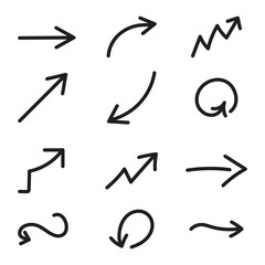 Vector Hand Drawn Arrow Collection