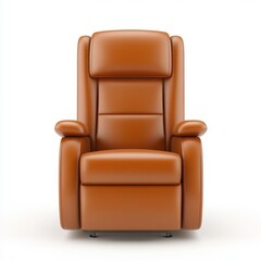 Naklejka premium Discover comfort with this sleek recliner chair, designed to enhance relaxation in any space while adding a touch of style.
