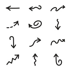 Vector Hand Drawn Arrow Collection