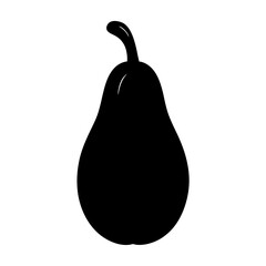 loquat fruit minimalist silhouette vector icon - for graphic design projects loquat, Modern Artwork.