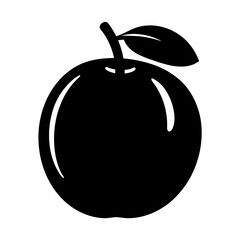nance fruit minimalist silhouette vector icon - for graphic design projects nance, Modern Artwork.
