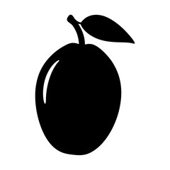nance fruit minimalist silhouette vector icon - for graphic design projects nance, Modern Artwork.