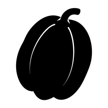recommend clip art: papaya fruit minimalist silhouette vector icon - for graphic design projects papaya, Modern Artwork.