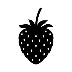 pineberry fruit minimalist silhouette vector icon - for graphic design projects pineberry, Modern Artwork.