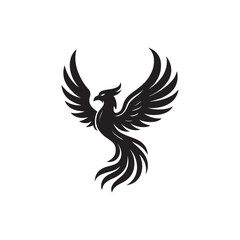 Fototapeta premium vector illustration of an phoenix