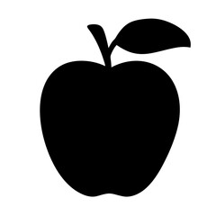 velvet apple fruit minimalist silhouette vector icon - for graphic design projects velvet apple, Modern Artwork.