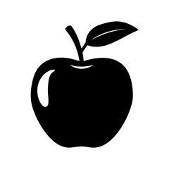 velvet apple fruit minimalist silhouette vector icon - for graphic design projects velvet apple, Modern Artwork.