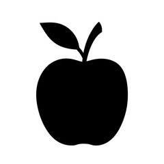 velvet apple fruit minimalist silhouette vector icon - for graphic design projects velvet apple, Modern Artwork.
