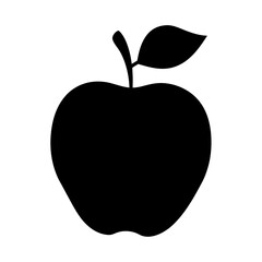 velvet apple fruit minimalist silhouette vector icon - for graphic design projects velvet apple, Modern Artwork.