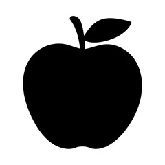 velvet apple fruit minimalist silhouette vector icon - for graphic design projects velvet apple, Modern Artwork.