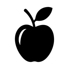 velvet apple fruit minimalist silhouette vector icon - for graphic design projects velvet apple, Modern Artwork.