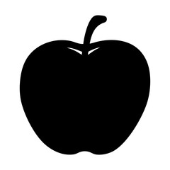 velvet apple fruit minimalist silhouette vector icon - for graphic design projects velvet apple, Modern Artwork.
