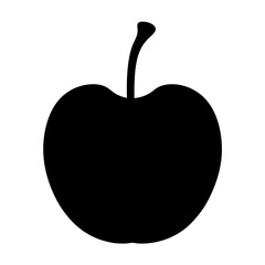 capulin cherry fruit minimalist silhouette vector icon - for graphic design projects capulin cherry, Modern Artwork.