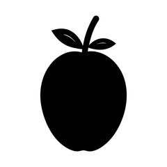 feijoa fruit minimalist silhouette vector icon - for graphic design projects feijoa, Modern Artwork.