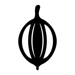 gooseberry fruit minimalist silhouette vector icon - for graphic design projects gooseberry, Modern Artwork.
