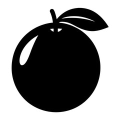 grape fruit minimalist silhouette vector icon - for graphic design projects grape, Modern Artwork.