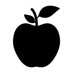 kei apple fruit minimalist silhouette vector icon - for graphic design projects kei apple, Modern Artwork.