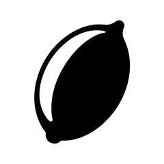 lemon fruit minimalist silhouette vector icon - for graphic design projects lemon, Modern Artwork.