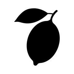 lime fruit minimalist silhouette vector icon - for graphic design projects lime, Modern Artwork.
