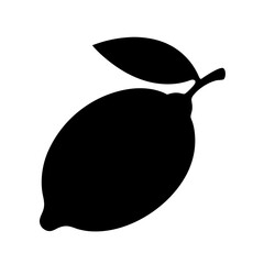 lime fruit minimalist silhouette vector icon - for graphic design projects lime, Modern Artwork.