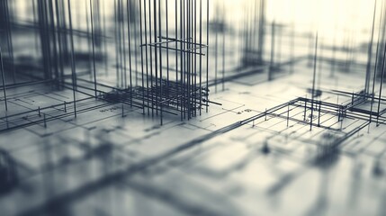 Architectural Model and Blueprints