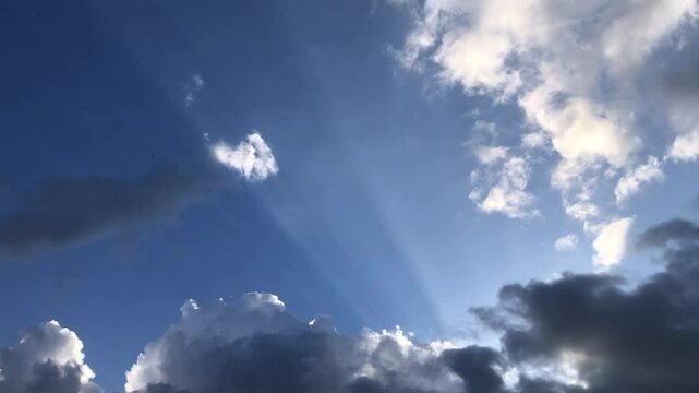clouds and sun