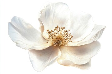 White Flower Bloom Blossom Petal Stamen