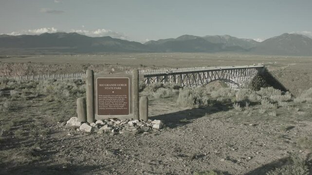Rio Grande Gorge State Park Sign