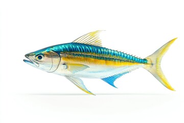 Fototapeta premium Fish Isolated on White Background