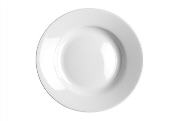White Plate Dish Kitchenware