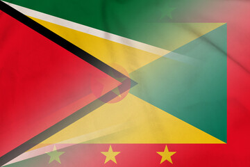 Guyana and Grenada political flag transborder negotiation GRD GUY