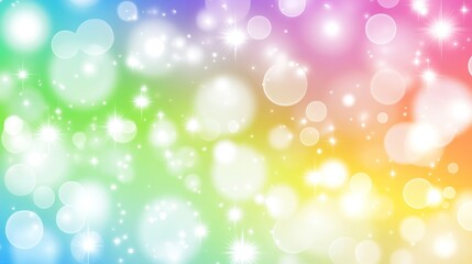 Obraz premium A vibrant and colorful abstract bokeh effect illustration