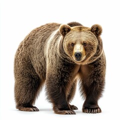 Obraz premium Majestic Brown Bear: A Powerful Symbol of Untamed Wilderness