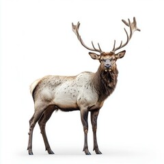 Majestic Elk in the Wild: A Stunning Portrait of Nature's Majesty