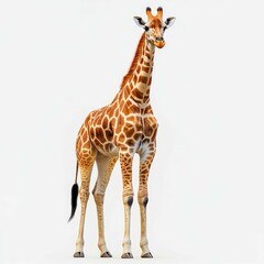 Obraz premium Majestic Giraffe: A Stunning Portrait of African Wildlife