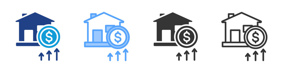 Expensive icon set multiple style collection