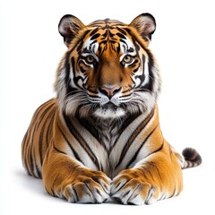 Fototapeta premium Majestic Tiger: A Stunning Wildlife Portrait