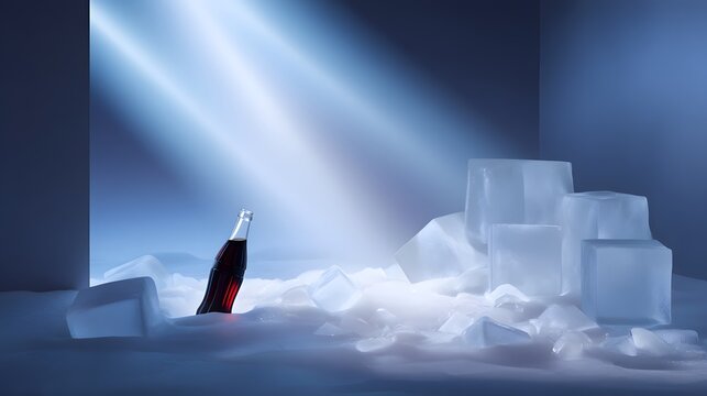 Graphic design poster design movie lighting bottle