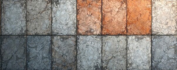 Repetitive concrete pattern, ideal for tiling, no edges visible, construction, backdrop, industrial