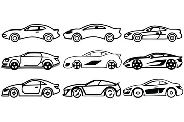 inferno sports car vector