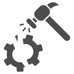 Disruptor  Icon Element For Design