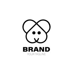 Pet Clinic Logo. Pet Clinic Design. Pet Clinic Brand. Pet Clinic Logo Vector Design Isolated on White Background