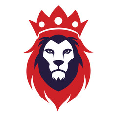 Lion with soccer ball fantasy illustration vector illustration