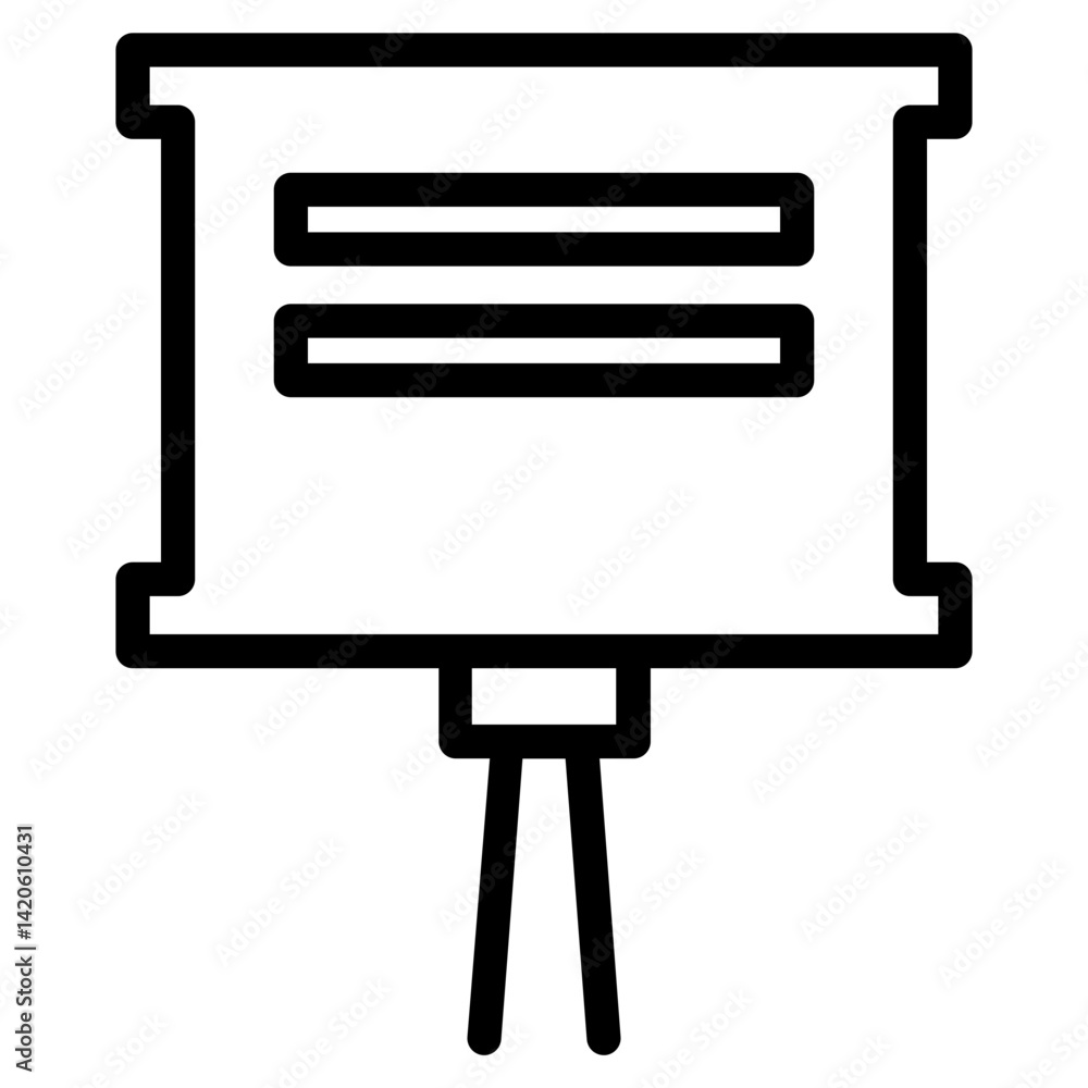 Poster analisys chart graph line icon