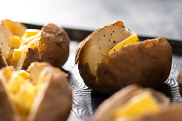 rustic english jacket potatoes